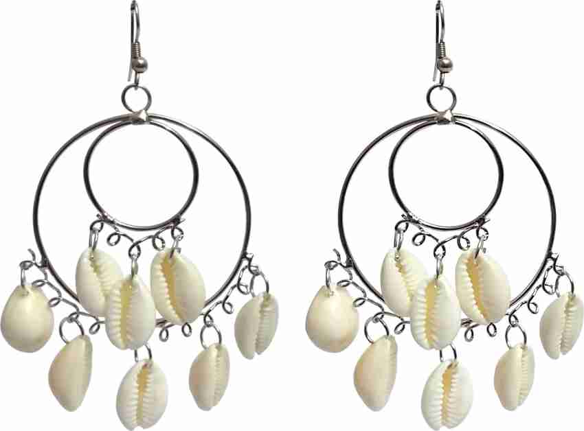 Shell on sale earrings hoop