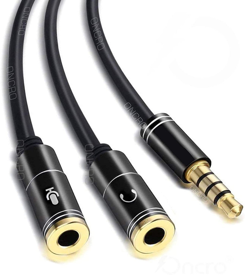 Deepsan Y Splitter for Audio and Microphone 3.5mm Extension Cable