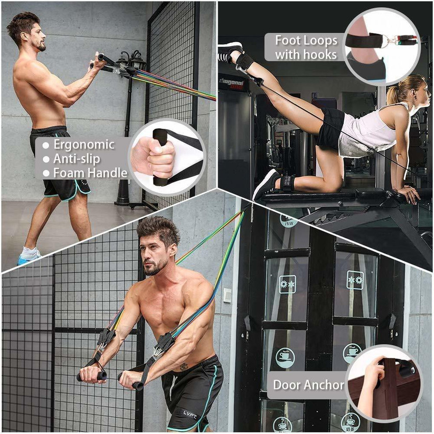 Savgyan Resistance Tube with Foam Handles Door Anchor Stretch Band for 50 Exercise Fitness Band Buy Savgyan Resistance Tube with Foam Handles Door Anchor Stretch Band for 50 Exercise