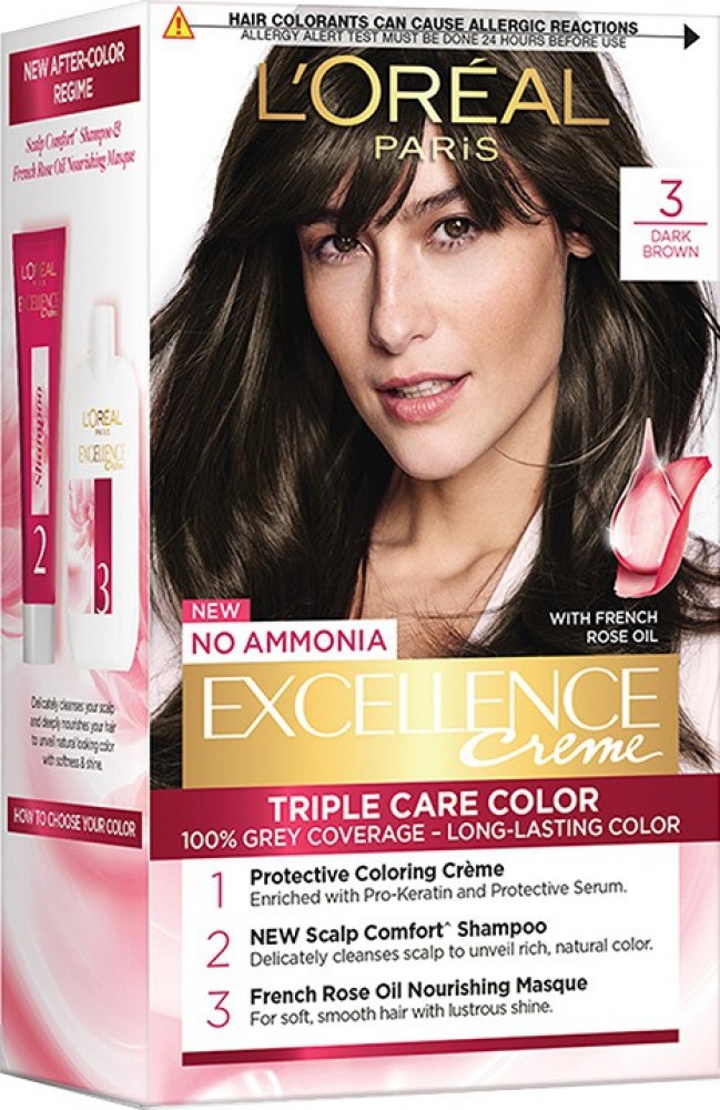 LOreal Paris Superior Preference Permanent Hair Color 3C Cool Darkest  Brown  Walmartcom