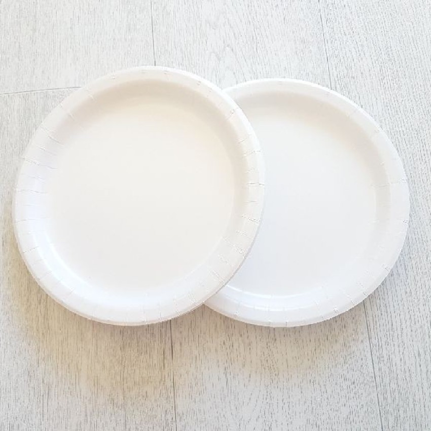saipro Disposable Paper Plates 10 inch (Pack of 25) Thick 1 Set of