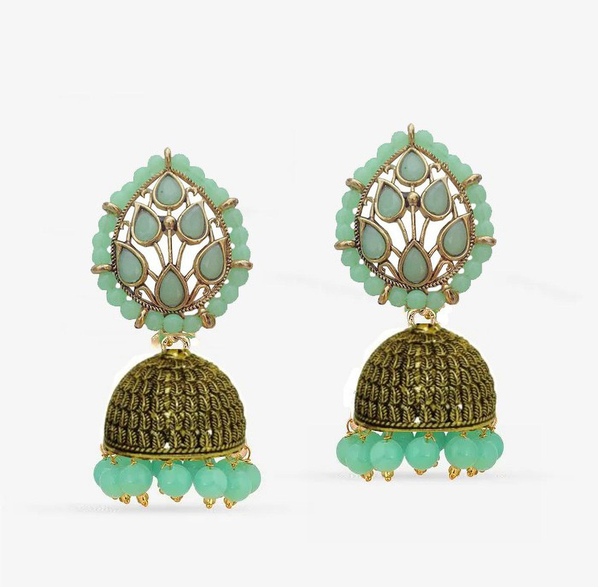 Discover 162+ mint green earrings online seven.edu.vn