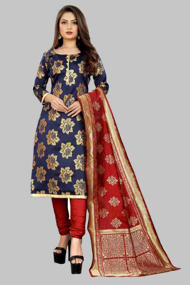 Flipkart silk suit sale