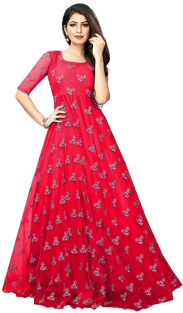 IYALAFAB Net/Lace Embroidered Gown/Anarkali Kurta & Bottom Material Price  in India - Buy IYALAFAB Net/Lace Embroidered Gown/Anarkali Kurta & Bottom  Material online at Flipkart.com