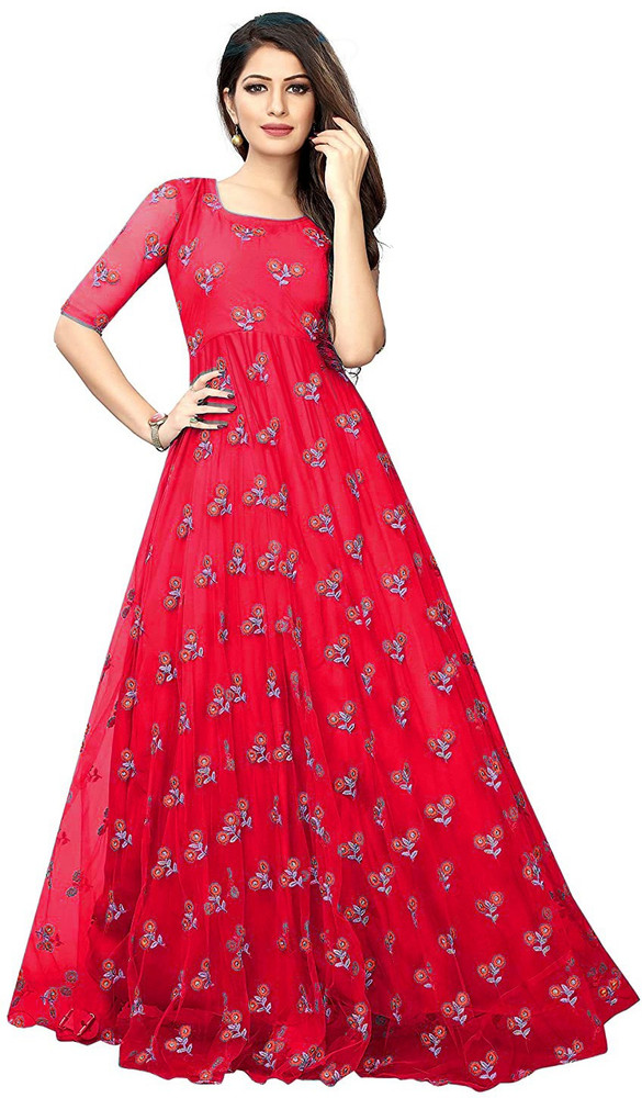 Flipkart net gown top