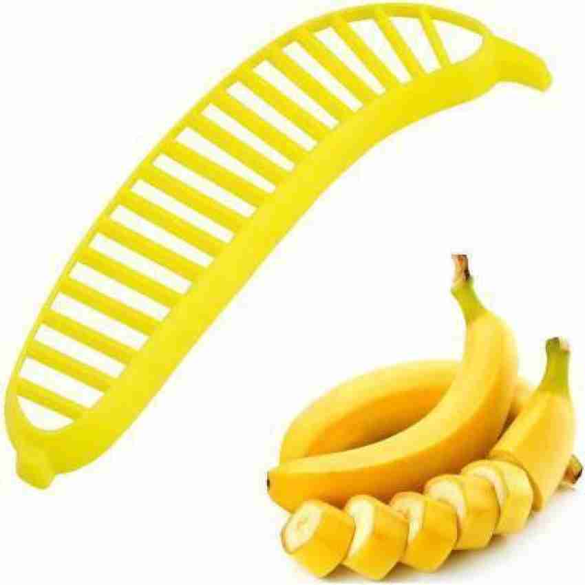 Plastic Banana Slicer - Pack of 3 - Easy Bananas Cutter Kitchen Gadget