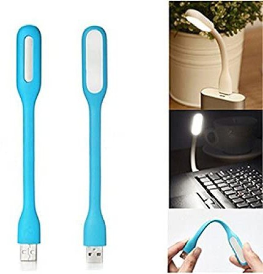 Set of 2 piece Mini USB LED Light Adjust Angle / bendable Portable Flexible  USB Light with usb for power bank PC Laptop Notebook Computer keyboard