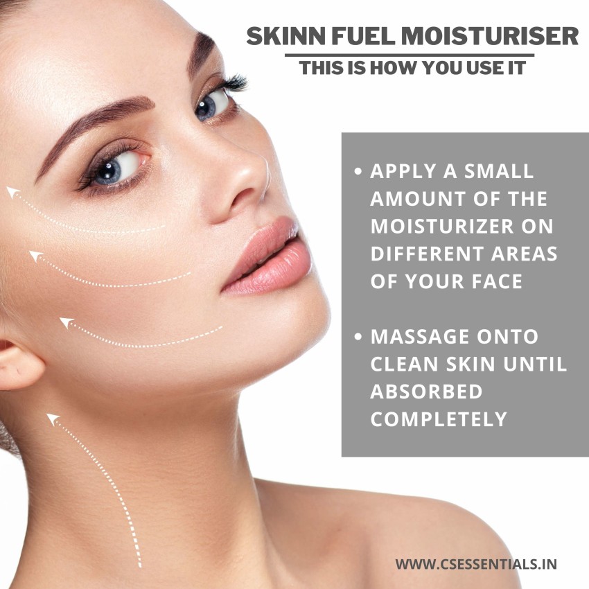 CS Essentials skin fuel moisturiser paraben free - Price in India