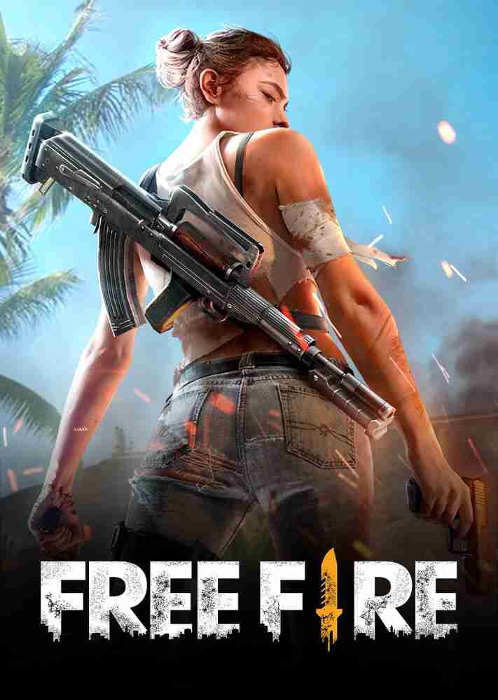 FREE FIRE POSTER, Gaming POSTER, PUBG Poster for Wall  A3 Posters for Room  Photographic Print (12 X 18 inch, Rolled) Photographic Paper (12 inch X 18  inch) Photographic Paper - Gaming
