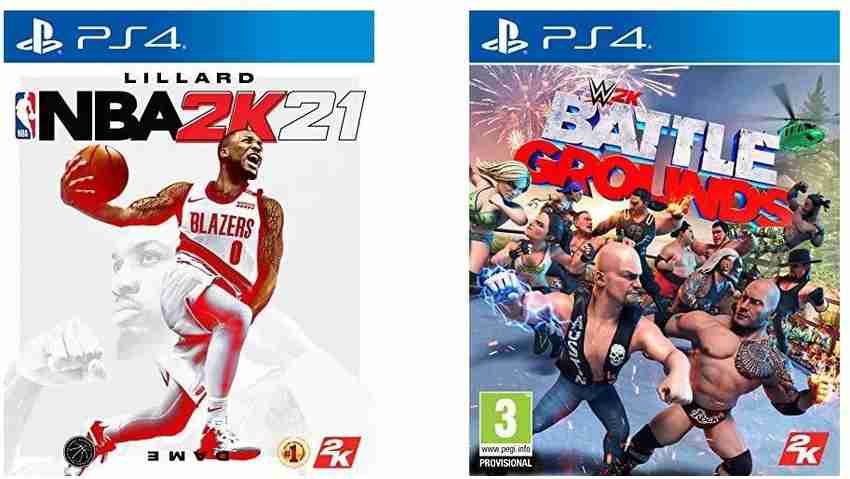 NBA 2K21 PS4 WWE 2K Battlegrounds PS4 Price in India Buy NBA 2K21 PS4 WWE 2K Battlegrounds PS4 online at Flipkart