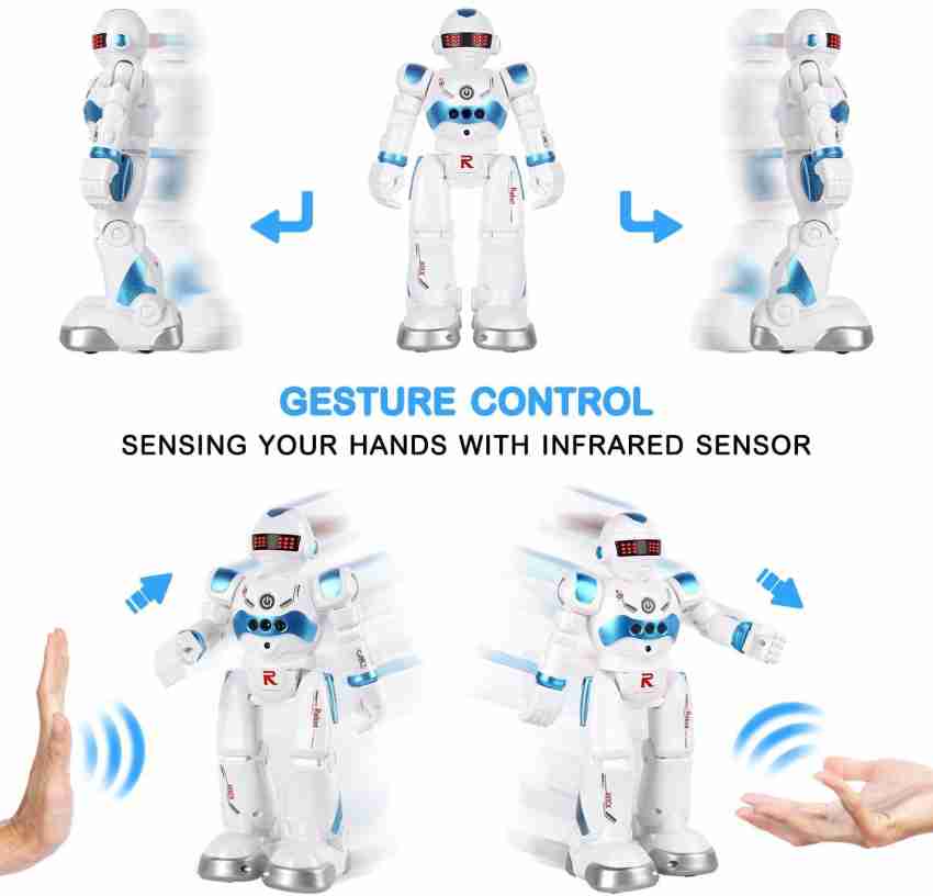 BEIWO Smart RC Robots for Kids, Intelligent Programmable Robot Toy, Remote  Control Robot for Boy Toys, Dancing, Singing, Talking, Gesture Sensing