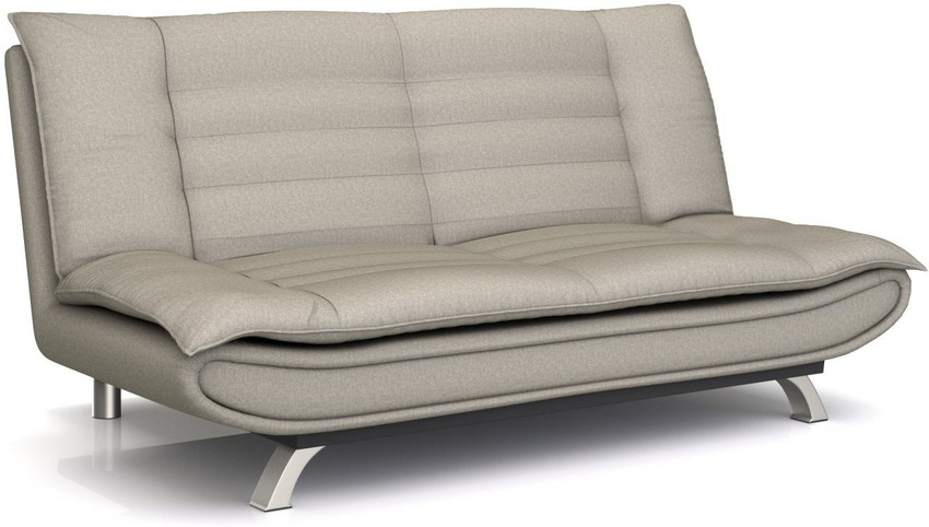 Forzza Vernon 3 Seater Single Solid Wood Fold Out Sofa Cum Bed