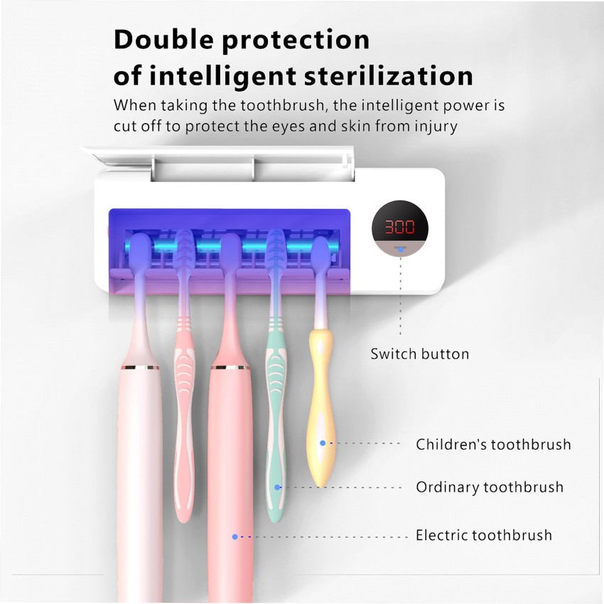 Uv Light Toothbrush Sterilizer Sanitizer Dust-Proof Toothbrush Holder -  Worth Buying? 