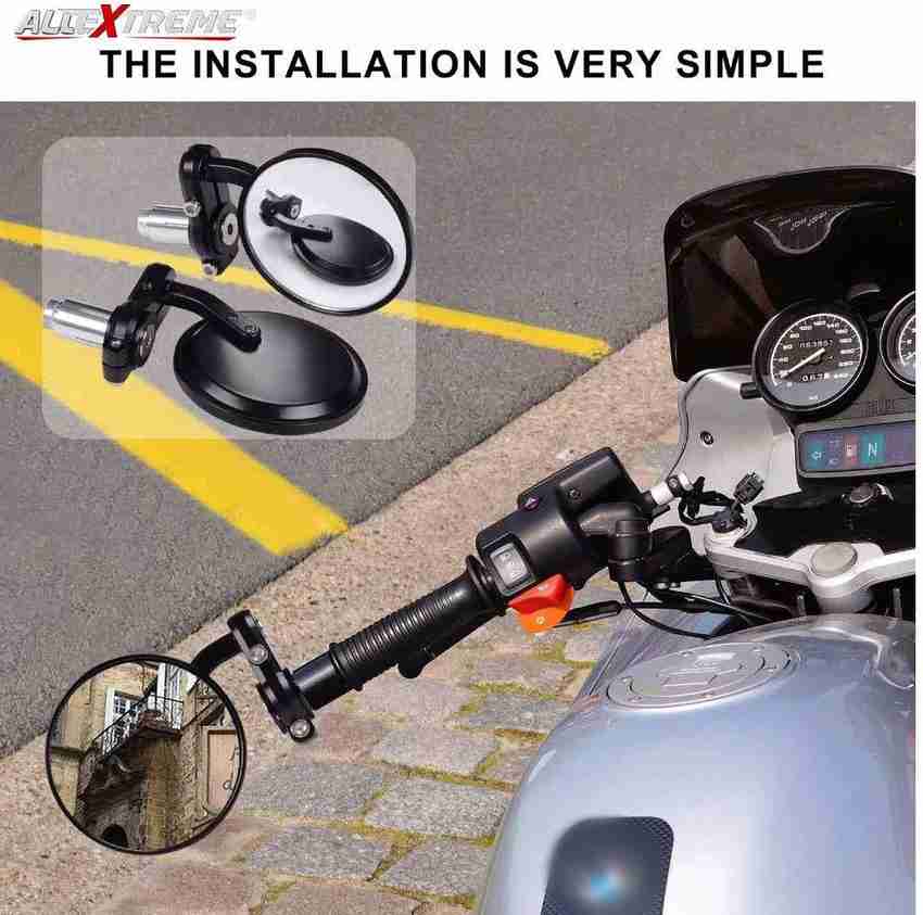Bike mirror handlebar deals