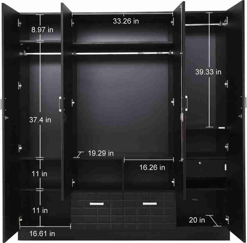 Godrej Interio Chocolate Engineered Wood 4 Door Wardrobe Price in India Buy Godrej Interio Chocolate Engineered Wood 4 Door Wardrobe online at Flipkart