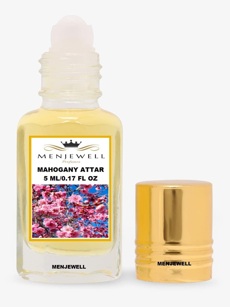 Menjewell Combo Pack 2PCS Attar Jasmine 5ML Mahogany 5ML Natural