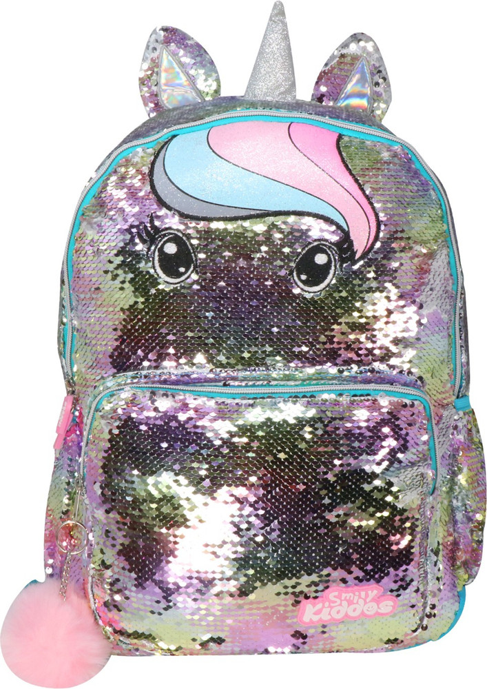 smily kiddos Starlight Unicorn Sequin Backpack For Flipkart