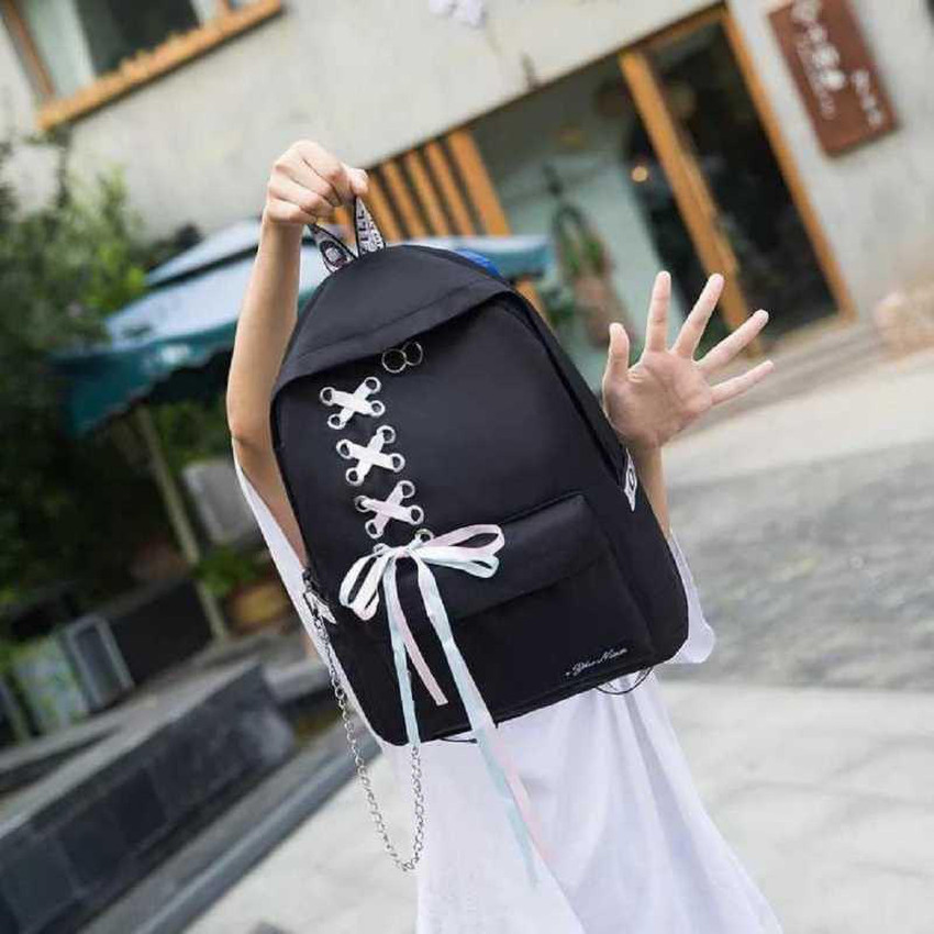 Flipkart KGN COLLECTION New Fashionable School College Bag For Girls Grey Backpack Backpack