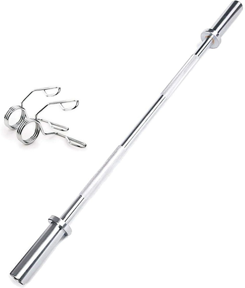 Konark Fitness 3 Feet Straight Olympic Barbell Rod(30 mm Internal