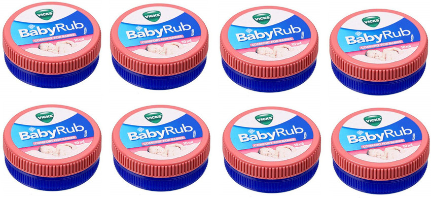 VICKS Baby Rub Comfort For Babies 8 x 10 ml Mini Packs Gel