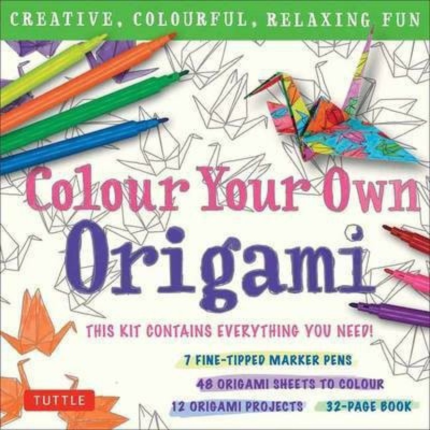 Colour Your Own Origami Kit (British Spelling): Buy Colour Your Own Origami  Kit (British Spelling) by unknown at Low Price in India