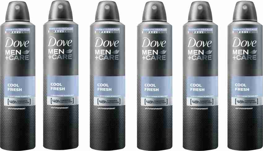 Dove Men Care COOL FRESH 6 BIG Deodorant Spray Anti-Perspirant 250 ml