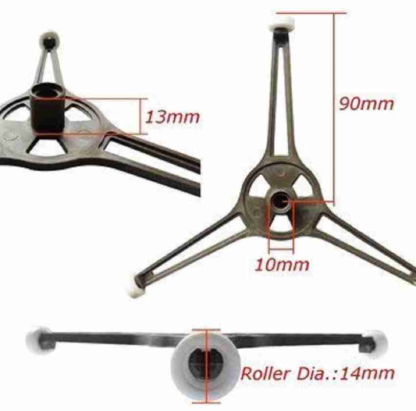 Payflip Plastic Microwave Oven Rotating Turn Table Support Roller