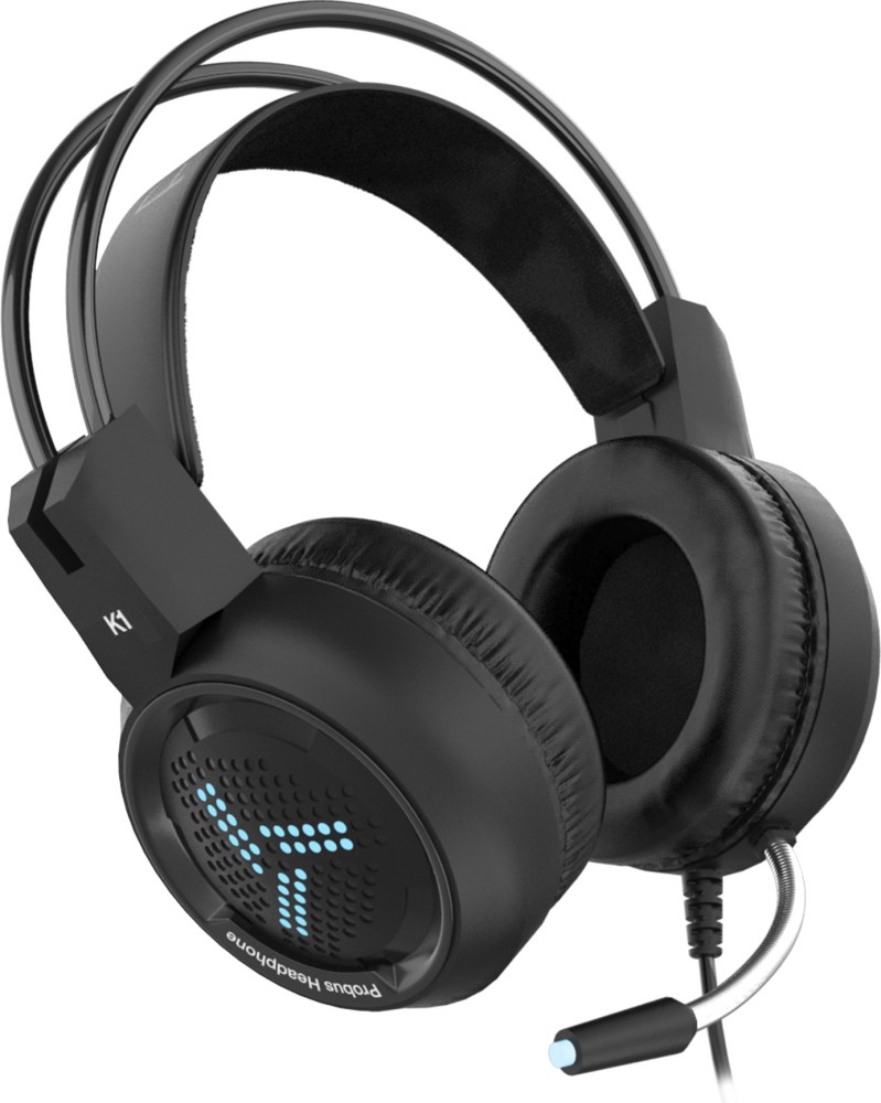 Probus K1 Stereo Gaming Headphone with Mic LED Wired Gaming