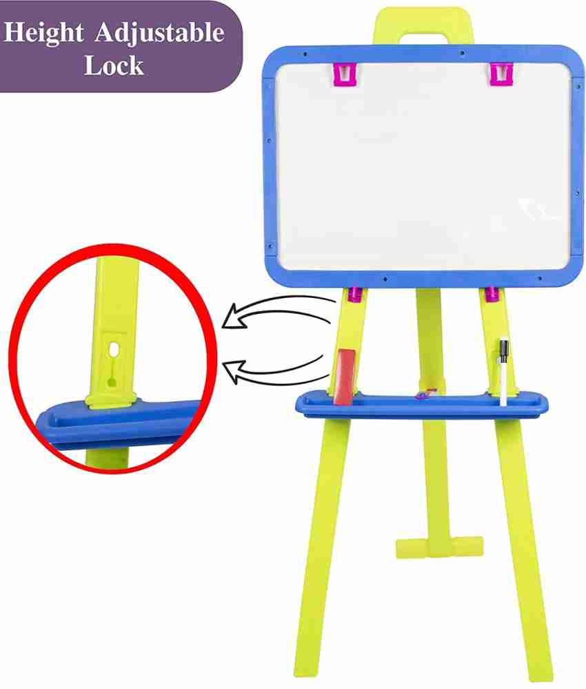 HAXERIO 8 In 1 Magnetic Easel Board Writing Activity Board With