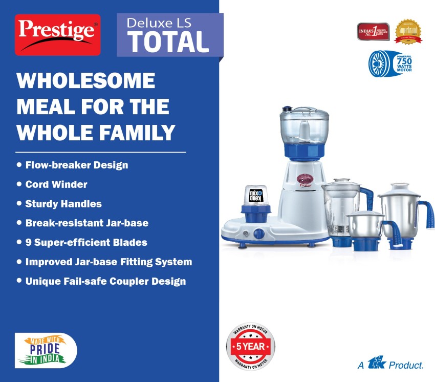 Prestige deluxe store total mixer grinder