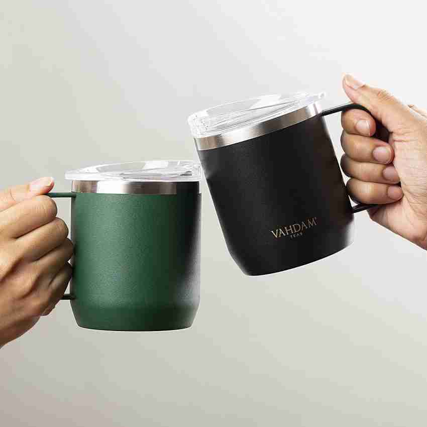 Drift Mug Insulated (Green) - VAHDAM® USA