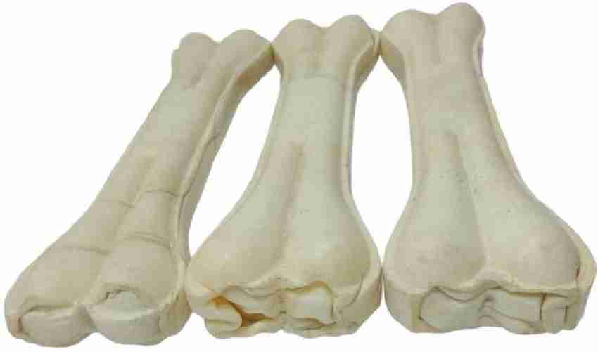 Sid Section 10 Inch 3 PCS White Digestible Rawhide Pressed Bone