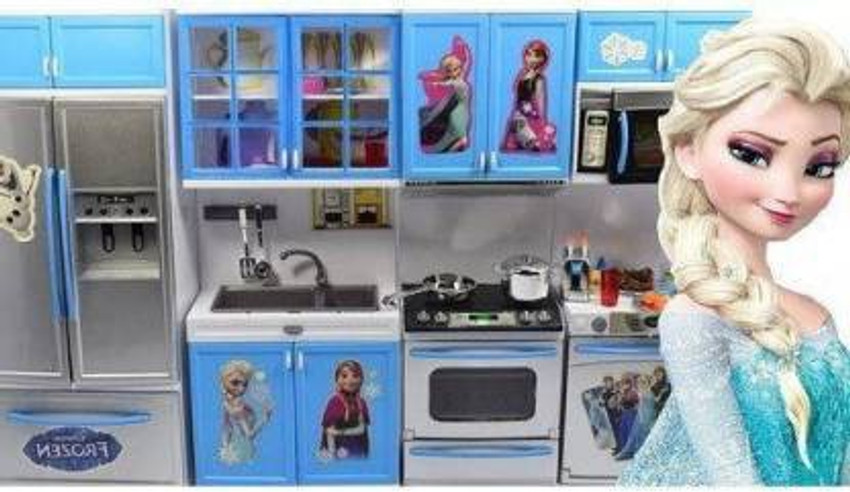 Barbie kitchen set online shopping hotsell