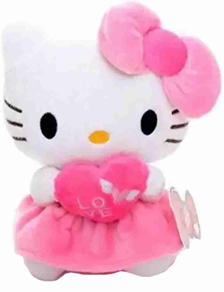 Gadget Mart Cute Baby Pink Hello Kitty Love Heart Angel - 25 cm