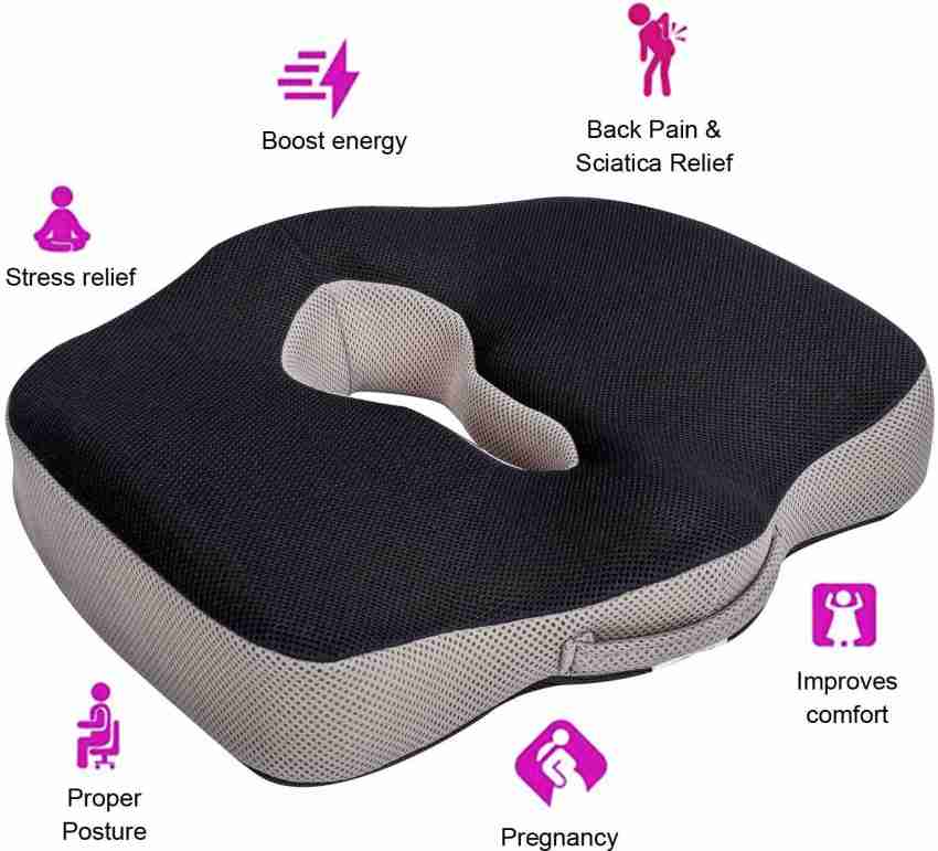 Buy Seat Cushion For Back Pain Online for Prostatitis, Hemorrhoids