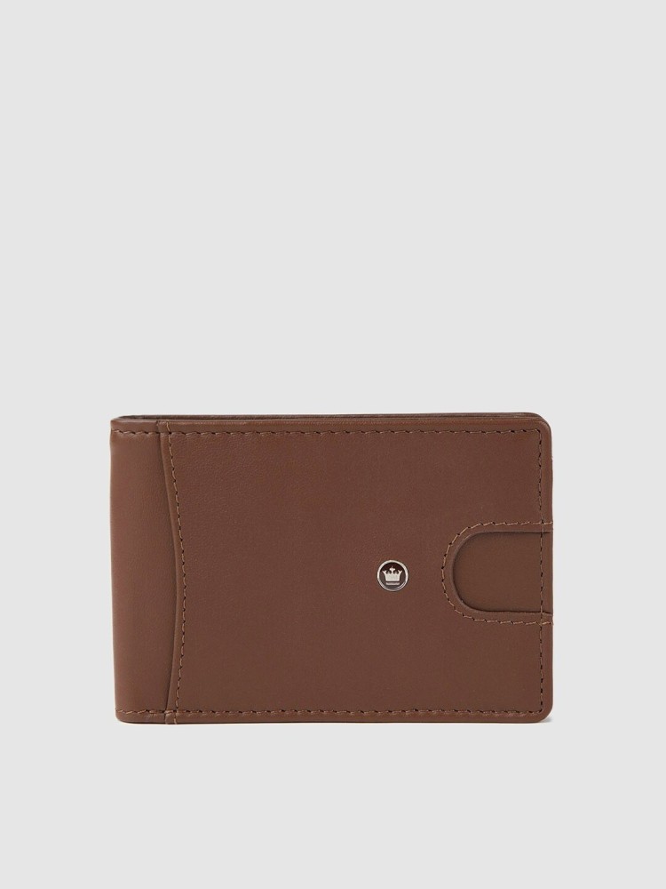 LOUIS PHILIPPE Men Brown Genuine Leather Wallet TAN - Price in India