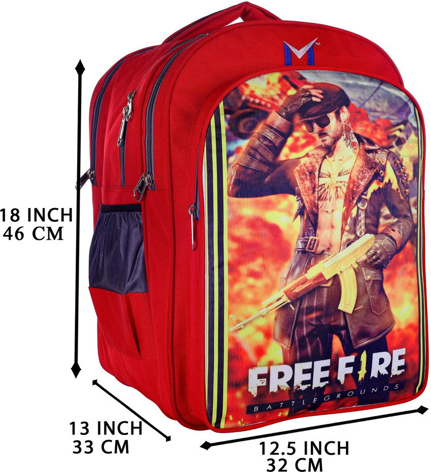 Free fire school bag sale