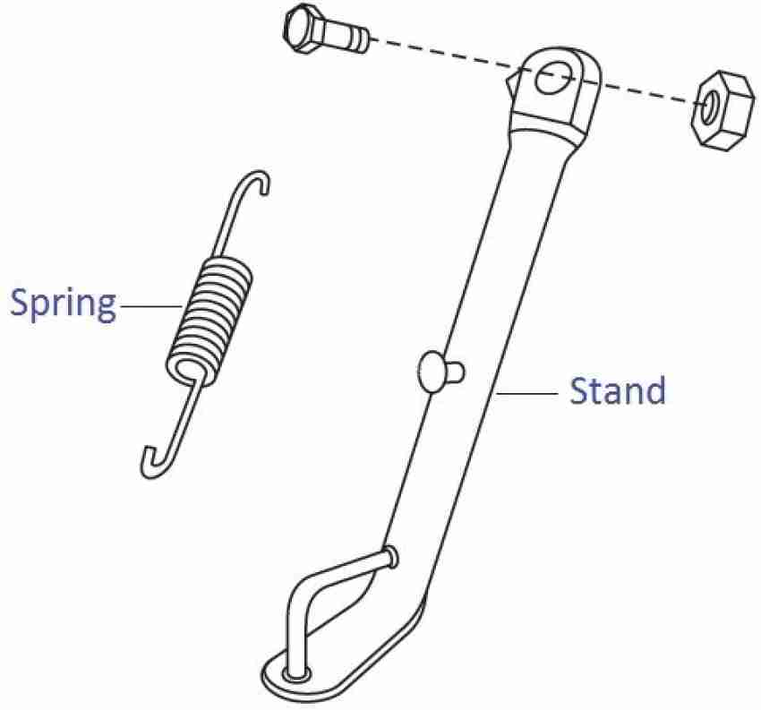 Pulsar 220 side stand price sale