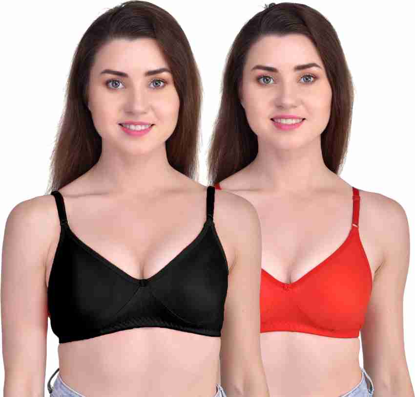 Buy online Solid Cotton Regular Bra & Panty Set from lingerie for Women by  Elina for ₹419 at 58% off