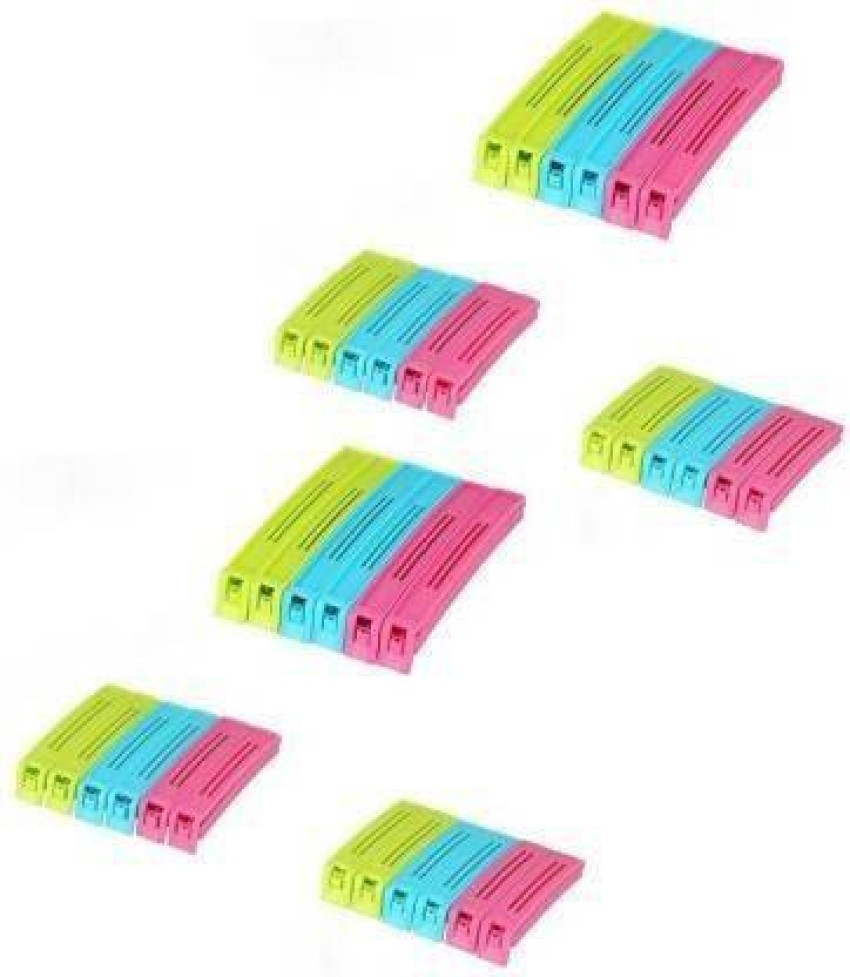 24 Pcs Sealing Clips For Food And Snack Bag275 In 433 In 629 In  multicolor 24  Fruugo IN
