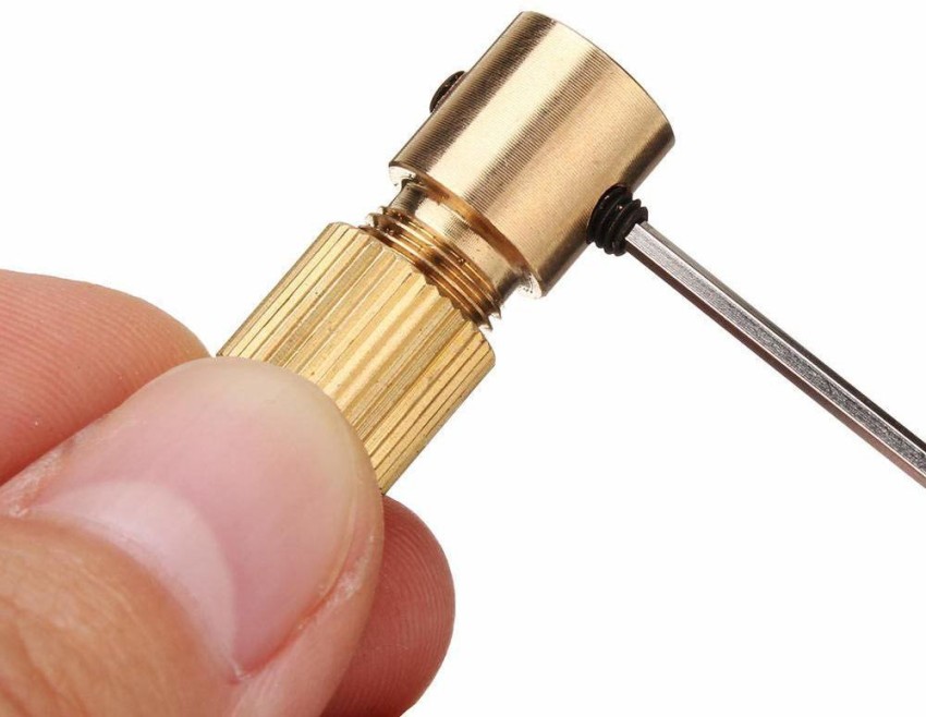 20 Pcs Mini Micro Twist Drill Bits 0.5mm-3mm w/ Aluminum Hand Drill Keyless Chuck