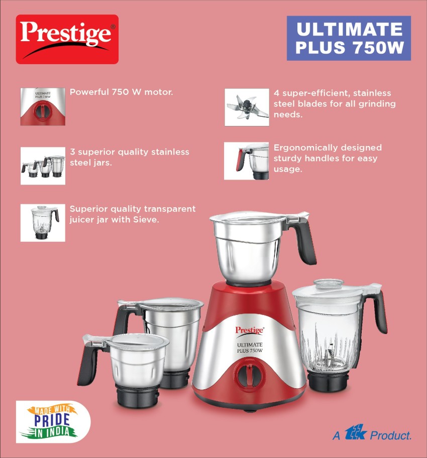 TTK Prestige launches the versatile Supra blender mixer grinder to
