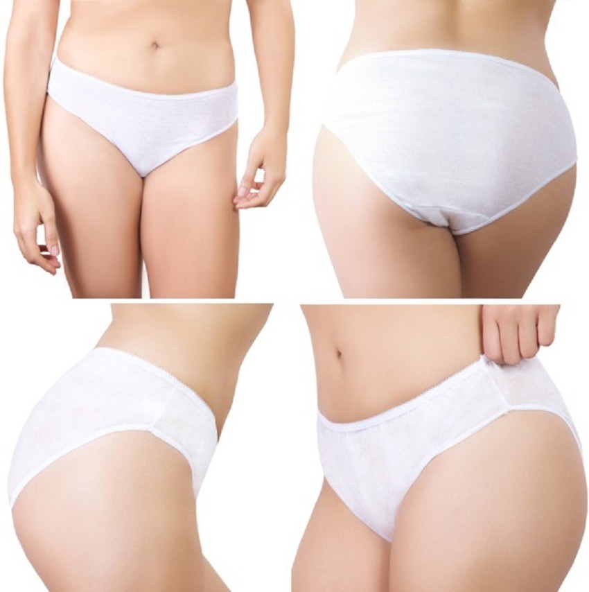 Trawee Disposable Underwear Regular Use Women Disposable White Panty - Buy  Trawee Disposable Underwear Regular Use Women Disposable White Panty Online  at Best Prices in India
