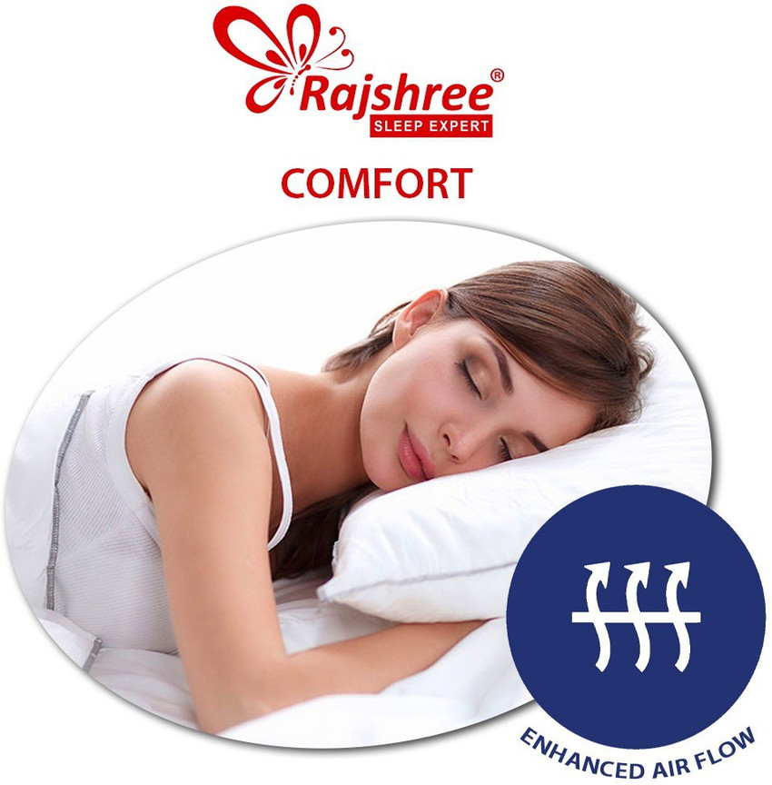 Rajshree Sleep Expert Microfibre Solid Sleeping Pillow Pack of 2