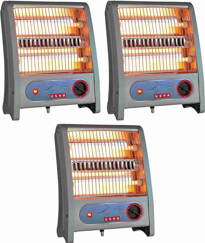 USHA QH 3002 pack of 3 Quartz Room Heater Price in India - Buy USHA QH 3002  pack of 3 Quartz Room Heater online at Flipkart.com