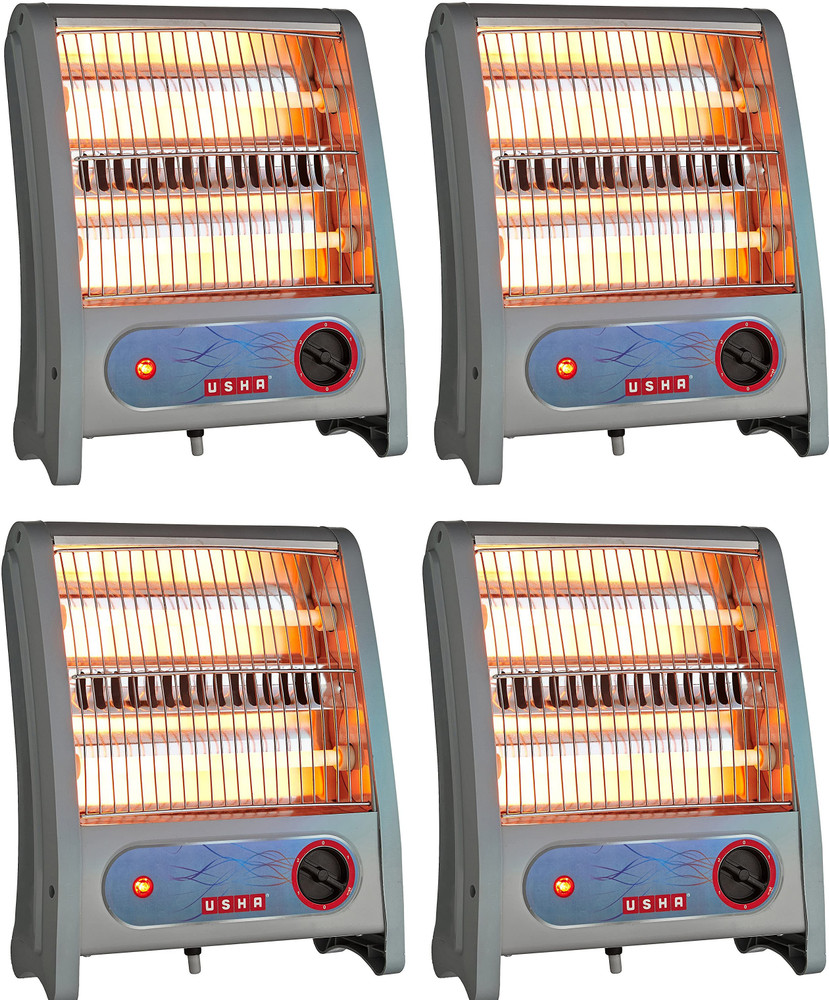 USHA QH 3002 pack of 4 Quartz Room Heater Price in India - Buy USHA QH 3002  pack of 4 Quartz Room Heater online at Flipkart.com
