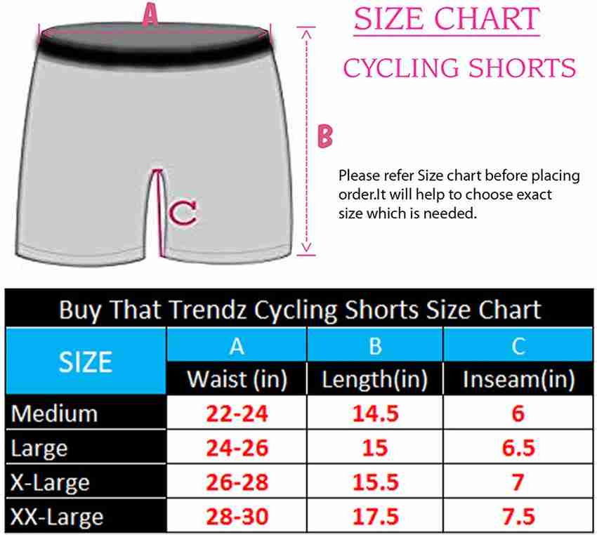 Size 22 2025 cycling shorts