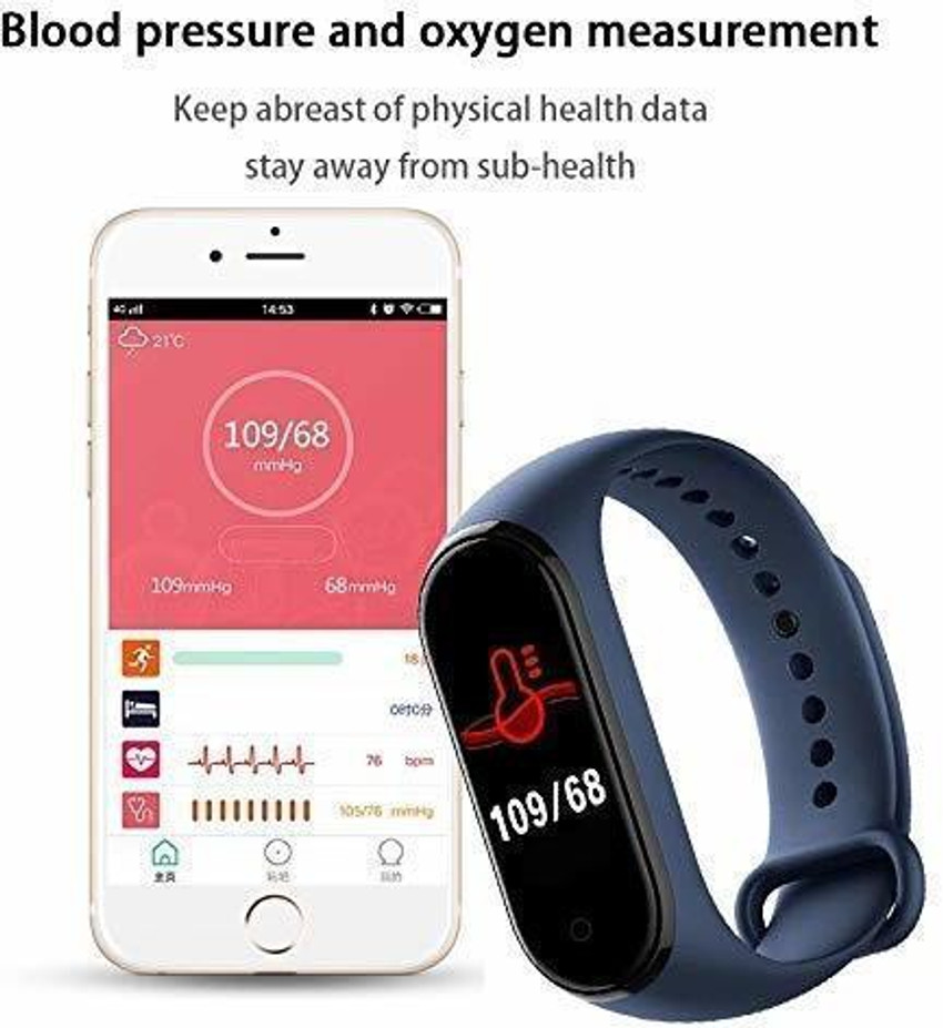 Health band with clearance oximeter