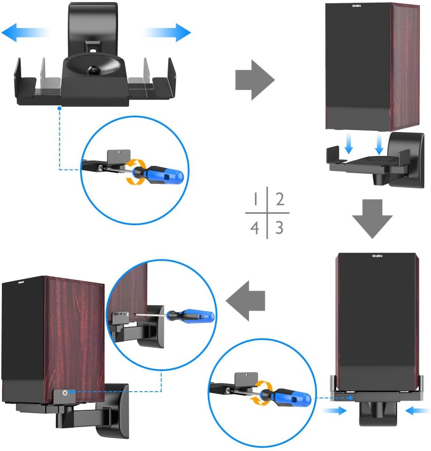 Surround best sale speaker mounts