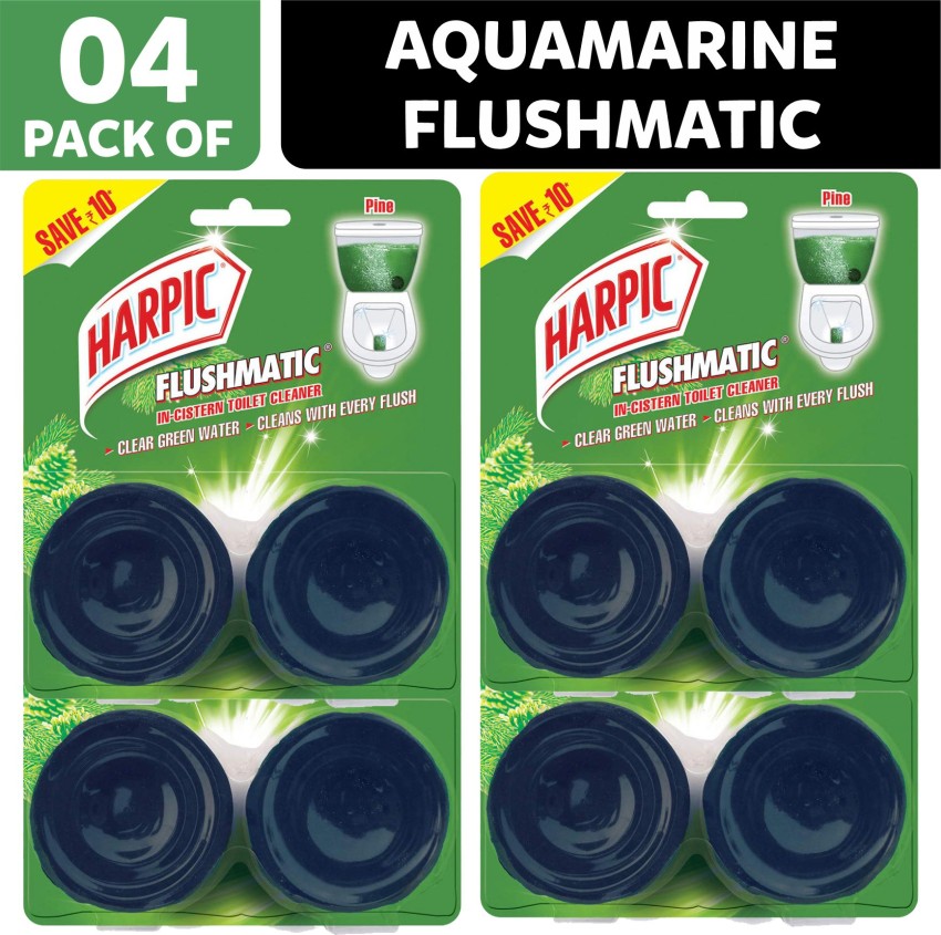 Harpic Flushmatic Twin Pine - 400 g (50g*8pc) Pines Block Toilet Cleaner  Price in India - Buy Harpic Flushmatic Twin Pine - 400 g (50g*8pc) Pines  Block Toilet Cleaner online at